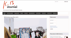 Desktop Screenshot of kbjournal.org